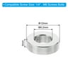 thumbnail image 2 of M6 Stainless Steel Spacers, 10 Pcs Metal Spacer Stainless Steel 6.2mm ID x 12mm OD x 4mm L for 1/4" or M6 Screw Bolts, 2 of 5