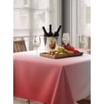 thumbnail image 6 of Red Ombre Table Cloth, Red White Gradient Modern Abstract Art Waterproof Tablecloth for Rectangle Tables, Reusable Washable Fabric Table Cover for Restaurant Kitchen Dining Tables 52"x70", 6 of 6
