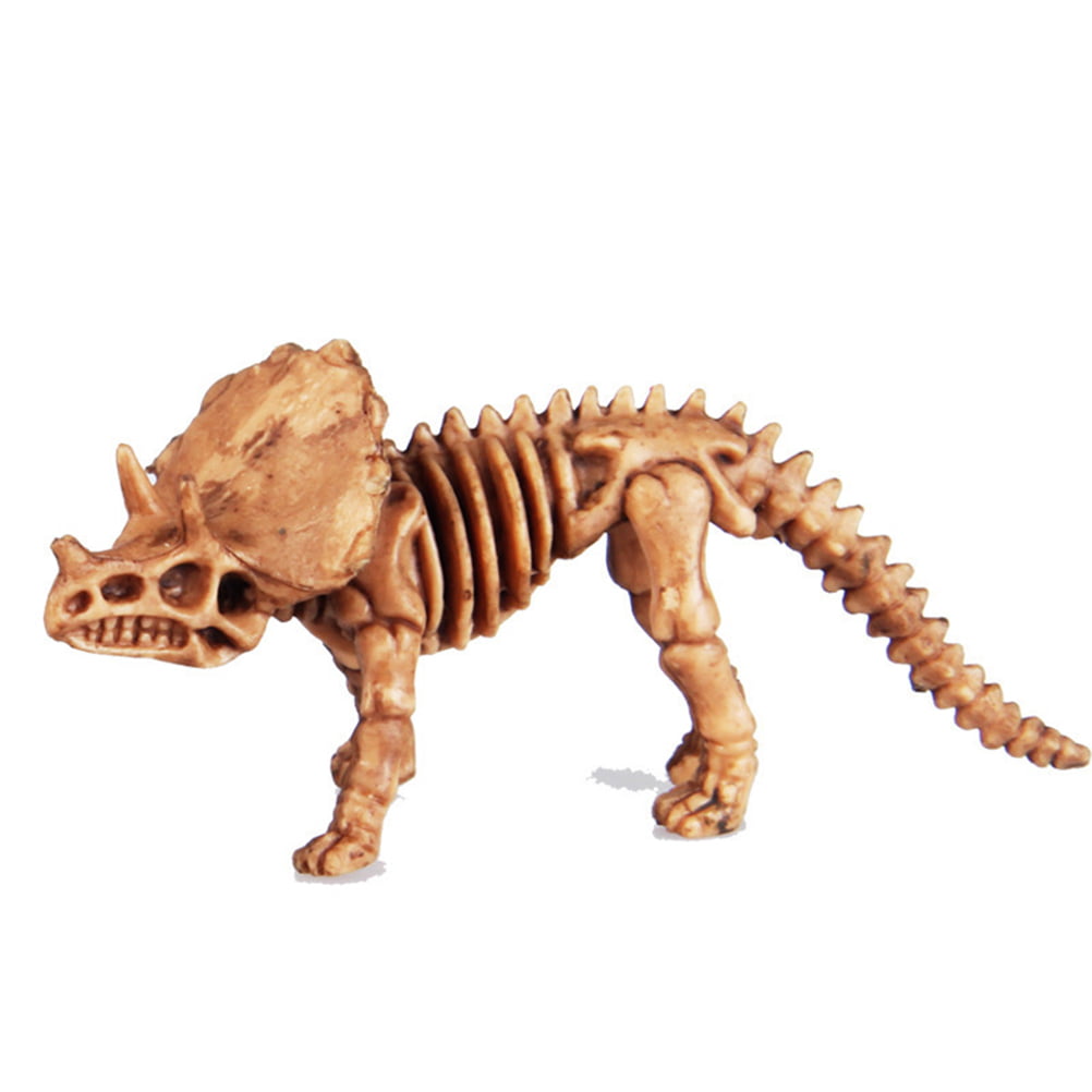TH_ CW_ KQ_ 12pcs Dinosaur Jurassic Bones Skeleton Figures Kid Toy Assorted Dino 