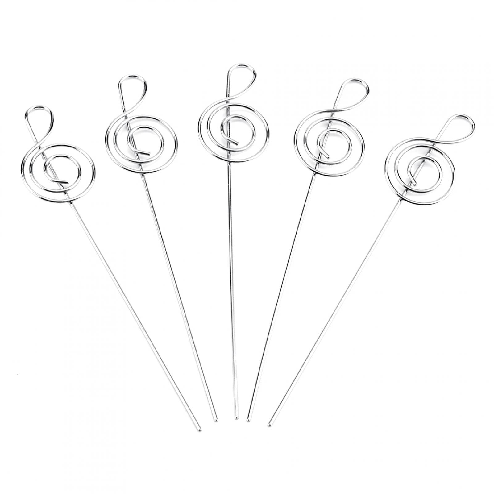 YOUTHINK Photo Clip,Memo Clip,100Pcs DIY Note Shape Metal Wire Memo