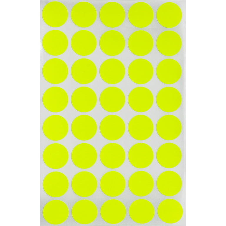 Royal Green Colored Sticker Dots for Invitation Seals and Embellishments  Easter Colors for Egg Hunt - Pastel Green (19mm) 3/4 inch - 280 Pack