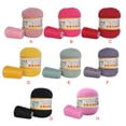 thumbnail image 3 of Matsuzay 2 pack/lote de accesorios propios de punto de ganchillo y accesorios propios con hilo suave y duradero, hilo de lana para bufanda Tela de costura y artesanía amarillo, 3 of 6