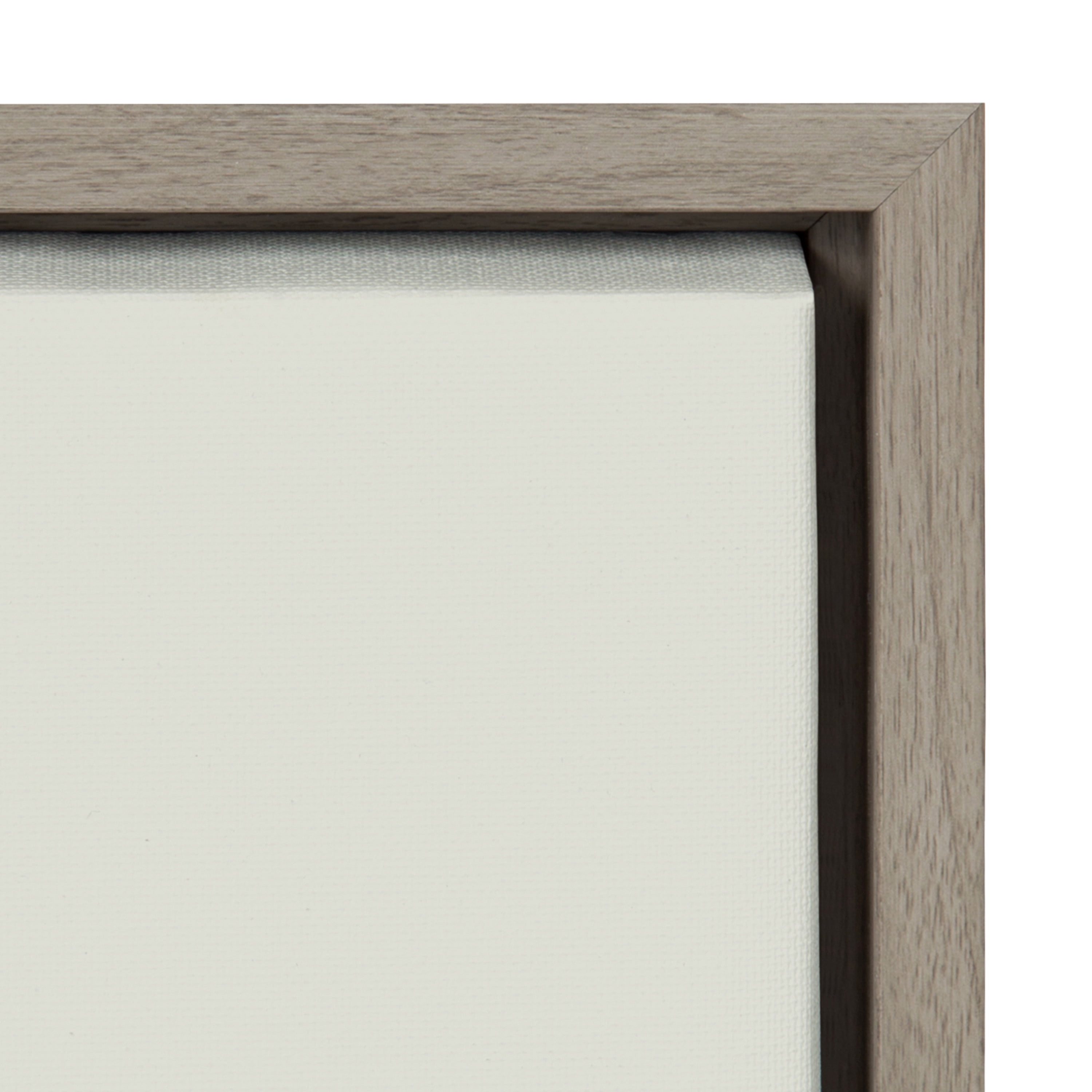 Kate and Laurel Sylvie The Family Tree Framed Canvas Wall Art by Rachel Lee, 18x24 Gray, Adorable Bird Art for Wall