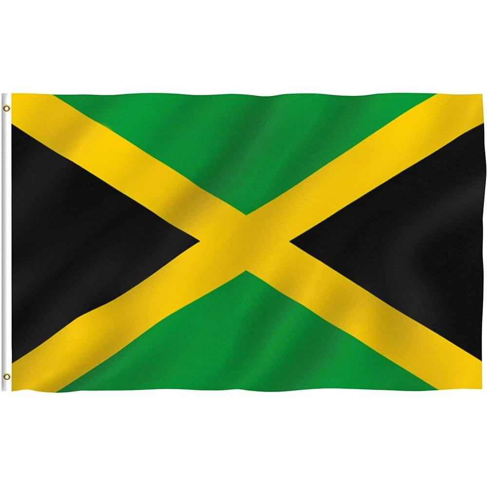 ANLEY Fly Breeze 3x5 Foot Jamaica Flag Vivid Color and UV Fade