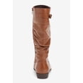 thumbnail image 2 of Comfortview Monica Wide Calf Leather Boot Mid Calf Women's Winter Shoes (Wide Widths Available), 2 of 6