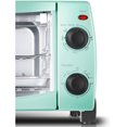 Mainstays 4Slice Toaster Oven, Classic Mint