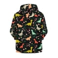 thumbnail image 2 of chaqlin Girls' Fashion Hoodies & Sweatshirts Dinosaur Full Zip Hoodie for Girls Boys Long Sleeve Zipper Sweatshirt Kids School Jacket with Pocket, 2 of 7