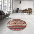 thumbnail image 4 of Ahgly Company Machine Washable Indoor Rectangle Traditional Light French Beige Brown Area Rugs, 2' x 5', 4 of 7