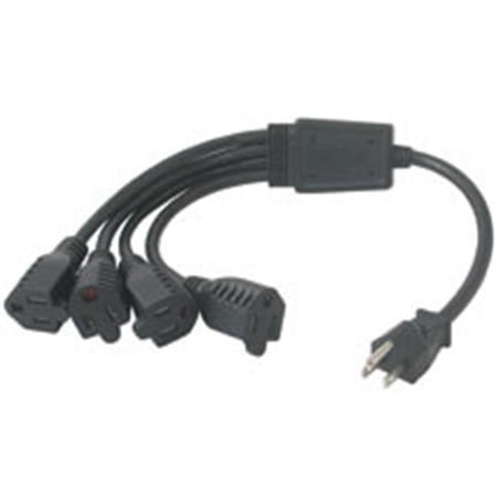 UPC: 0757120298083 | C2G / Cables To Go 29808 6 ft. 1 to 4 Power Cord Splitter