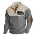 thumbnail image 1 of Chandail en Molleton Sans Capuche pour Hommes, Manches Longues, Col Rond, Décontracté, pour un Confort et un Style Quotidiens, Style Mode Urbaine, 1 of 4