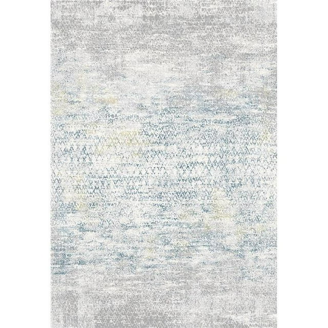 Dynamic Rugs TI693335195 5 ft. 3 in. x 7 ft. 7 in. Torino 3335 Rectangle Contemporary Area Rug - 195 Ivory & Blue