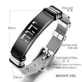 thumbnail image 2 of YHVH YHWH Jehovah Bracelet Stainless Steel Hebrew Name of God Tetragrammaton Mesh Wristband Adonai Israelite Hebrew Jewish Jewelry for Men Women, Adjustable, Silver, 2 of 7