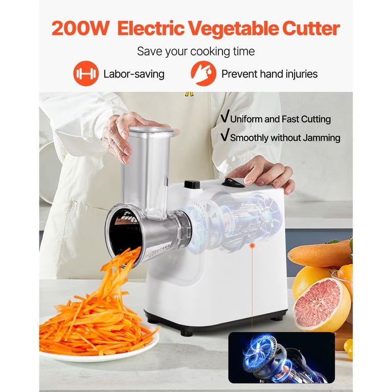 AsterOutdoor 5-in-1 Electric Vegetable Slicer with Blades photo 8