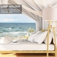 thumbnail image 1 of HONMEET 2Pcs Lamp Nut Lamp Finial Crystal Yellow Home Owners Living Room Accessory, 1 of 8