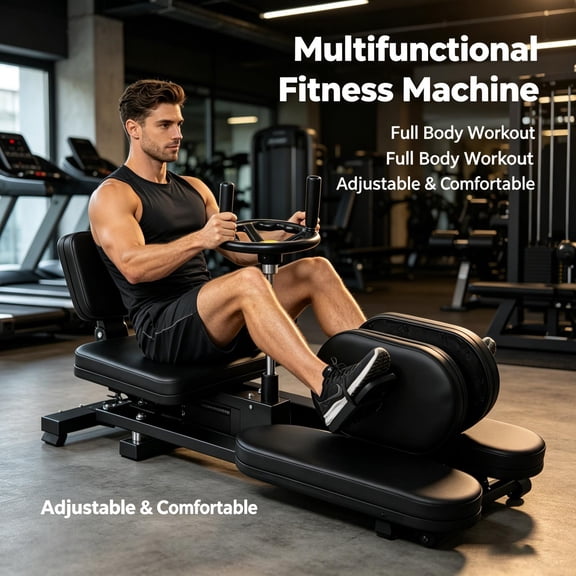 Tanfengu 440lbs High Load Leg Stretcher, Steel Frame Leg Stretching Split Machine, PU Padded Flexibility Stretching Machine for Home Yoga & Ballet Training Black