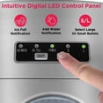 thumbnail image 5 of Frigidaire 26 lbs. Bullet Ice Maker with Digital Controls, Portable Countertop Ice Machine with Fast Ice Production,  Silver, 5 of 12