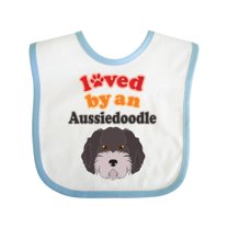 Inktastic Aussiedoodle Dog Boys or Girls Baby Bib