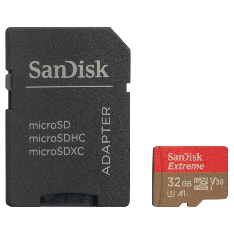 Carte Micro SD SANDISK MICRO SDHC 32GB + adapt SD