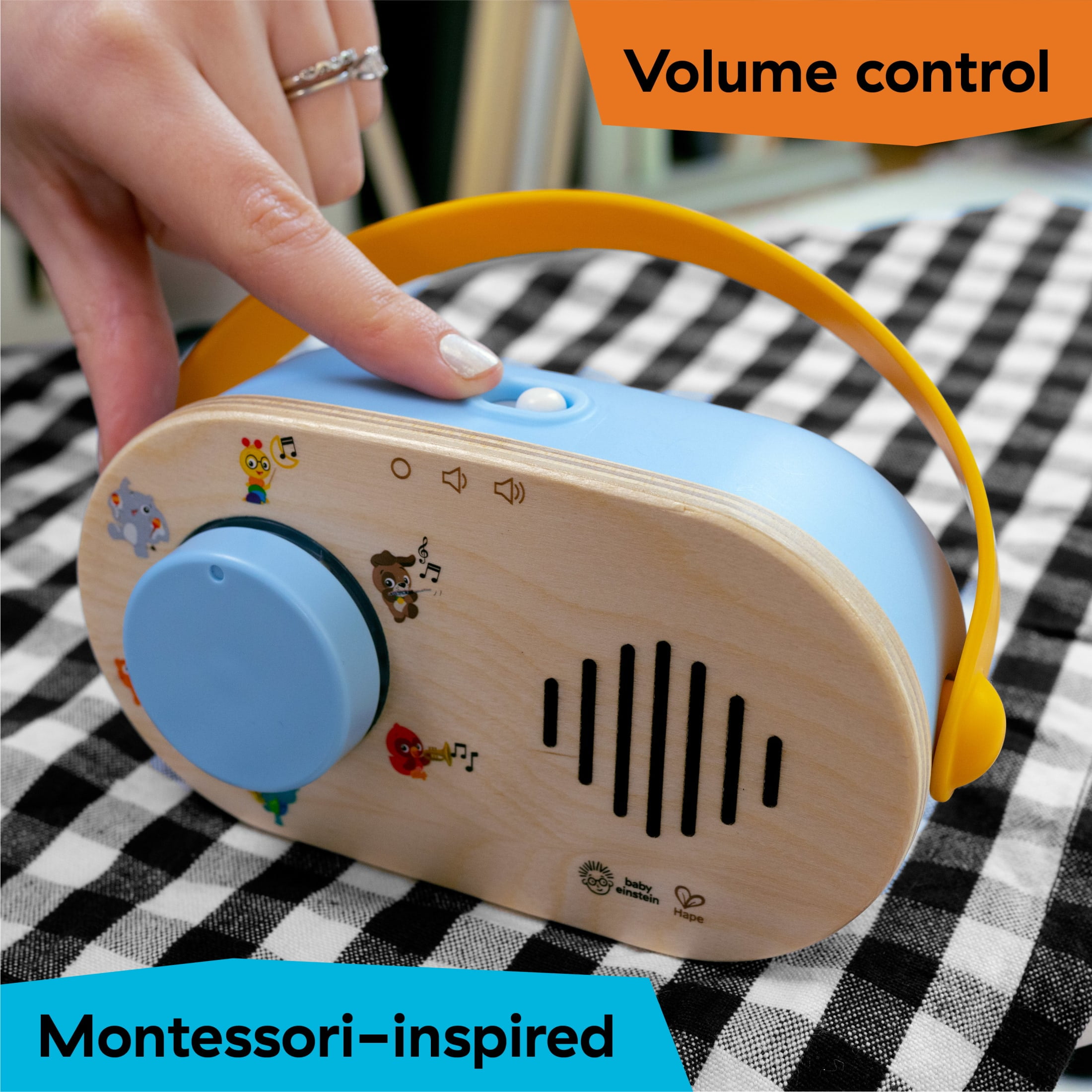 Baby Einstein + Hape Discovery Radio Toy Radio, Ages 6 Months +