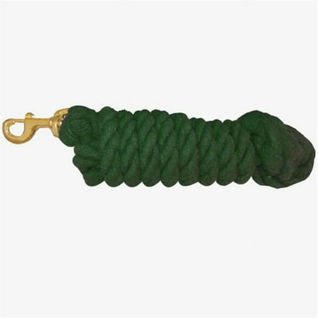 UPC: 0754888992871 | Intrepid International 556030 10 ft. Lead Rope Cotton with Brass Snap Heavy Duty  Hunter Green