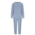 thumbnail image 6 of Women’s Fluffy Sherpa-Lined Fleece Pajama Set – Trendy Zip-Up Jacket & Joggers with Pockets for Cozy Winter Nights, 6 of 6