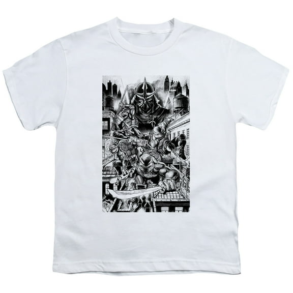TMNT Teenage Mutant Ninja Turtles Take Down Shredder Unisex Youth T Shirt
