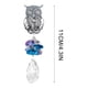thumbnail image 4 of Crystalline Suncatcher Window Hanging, Crystal Balls Chain Strap Ornament, Colorful Garden Home Christmas Party Wedding Decor, Large Faceted Crystals, LED Lighted Crystals, 12 Inches, 4 of 8