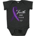 thumbnail image 3 of Inktastic Testicular Cancer Awareness Faith over Fear Boys or Girls Baby Bodysuit, 3 of 5