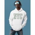 thumbnail image 2 of Nyc Brooklyn College Style Hoodie Men -Image by Shutterstock, Male Large, 2 of 4