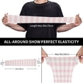 thumbnail image 4 of Lsque Pink Checkboard Cooling Arm Sleeves for Men & Women -Compression Sleeves to Cover Arms for Working,Sun Sleeves for UV Protection,Breathable, Moisture-Wicking, 4 of 8
