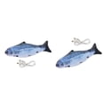 thumbnail image 1 of 2x Juguetes de Peces de Simulación Eléctrica de Juguete para para Mascotas para Mascotas Yinane Carpa falsa meneando eléctrica, 1 of 8