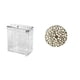 thumbnail image 1 of Papelera de cocina con tapa y decoración metálica para pared, ideal para la puerta del armario del baño. Placa colgante rústica de hierro forjado con, 1 of 8