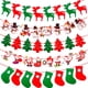 thumbnail image 4 of Guirnalda de pancarta navideña, decoración navideña para el hogar, adornos de árbol de Navidad, regalos, Navidad, Feliz Año Nuevo 2024, 4 of 5