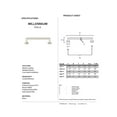 thumbnail image 2 of Alno A950-3-PN Millennium 3" Cabinet Pull Polished Nickel, 2 of 2