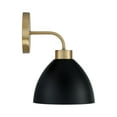 thumbnail image 5 of Capital Lighting 652011 Ross 11" Tall Bathroom Sconce - Black, 5 of 7