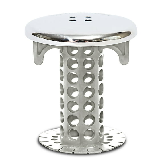 TubShroom Hair Drain Catcher for Bathtub - Silver Edition ASOTV