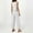 White, variant on Stylish Women's Trousers Suit for Every Occasion - Versatile and Comfortable Long Pants Set for Work Parties and Casual Outings - Elegant Design for a Look
