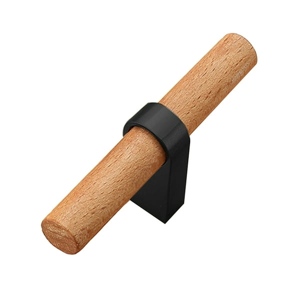 Tirador de madera para armario, cajón, puerta, madera maciza, para muebles