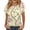 Multicolor 4, variant on MEICHEN Women's Fashionable Casual Comfort Printed Short Sleeve Top Loose Summer T Shirts for Women