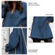 thumbnail image 3 of Drop Shoulder Sweater, Wrap V Neck Sweater Casual Pure Color Soft Loose Hem Fashionable  For Holiday Party For Women ANGGREK Celeste M, 3 of 5