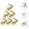 thumbnail image 2 of CIMAXIC easter 6Pcs Easter Bunny Napkin Rings Rabbit Napkin Ring Holders Metal Napkin Holders for Easter Party,2.17"X2.09"X1.57", 2 of 3