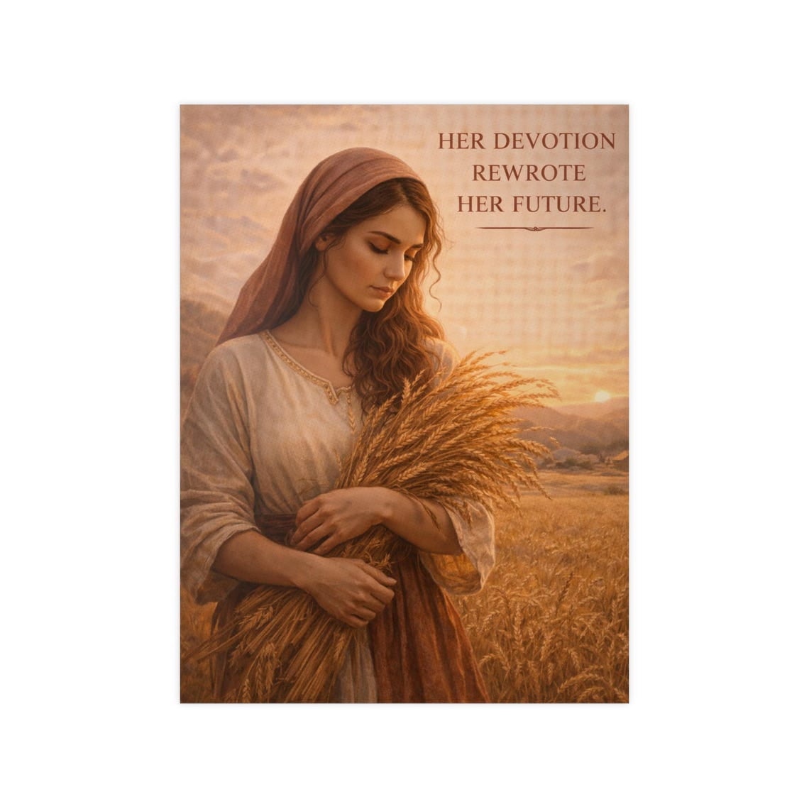 Ruth Bible Woman Wall Art