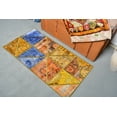 thumbnail image 4 of Small Rugs, Patchwork Rug, Turkish Rug, Oushak Rugs, Rugs For Entry, 1.9x3.6 ft Orange Rug, Overdyed Rug, Wool Rug, Housewarming Gift, 13428, 4 of 10