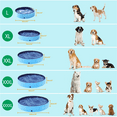 thumbnail image 4 of Alden Design Foldable Pet Pool for Garden Yard, 4XL, Blue, 4 of 6
