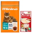 thumbnail image 1 of Minino 15 Kg + Churu Atún con Cangrejo Sobre con 4 Tubos, 1 of 4