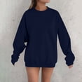 thumbnail image 4 of Crewneck Sweatshirts Women Half Zip Pullover High Neck Winter Clothes, 4 of 4