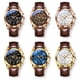 thumbnail image 1 of Reloj deportivo multifunción con tres ojos, cronógrafo de seis agujas, reloj resistente al agua con calendario para hombre, reloj para hombre, 1 of 1