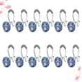 thumbnail image 5 of ADDHAT 12PCS Rust Resistant Double Hooks Glide Shower for Both Shower Curtain and Liner (Stainless Steel Hook, ), 5 of 7
