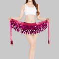 thumbnail image 4 of Fsqjgq Belly Dance Scarf Mini Skirts for Women Sweet Bellydance Wrap Performance Bling Sequins Skirt Noisy Yoga Class Skirts, 4 of 4