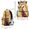 thumbnail image 2 of Lightweight Backpack Giraffe School Bag Travel Laptop Daypack for Men Women Casual Rucksack, 2 of 6